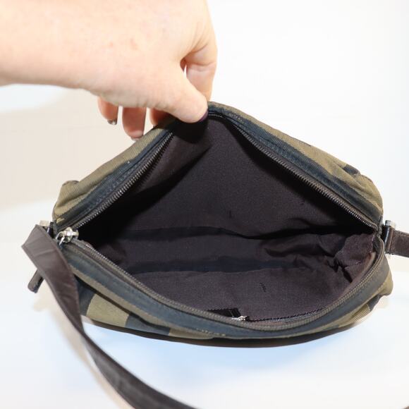 Vintage Fendi Pequin Stripe Crossbody Bag - Picture 8 of 11